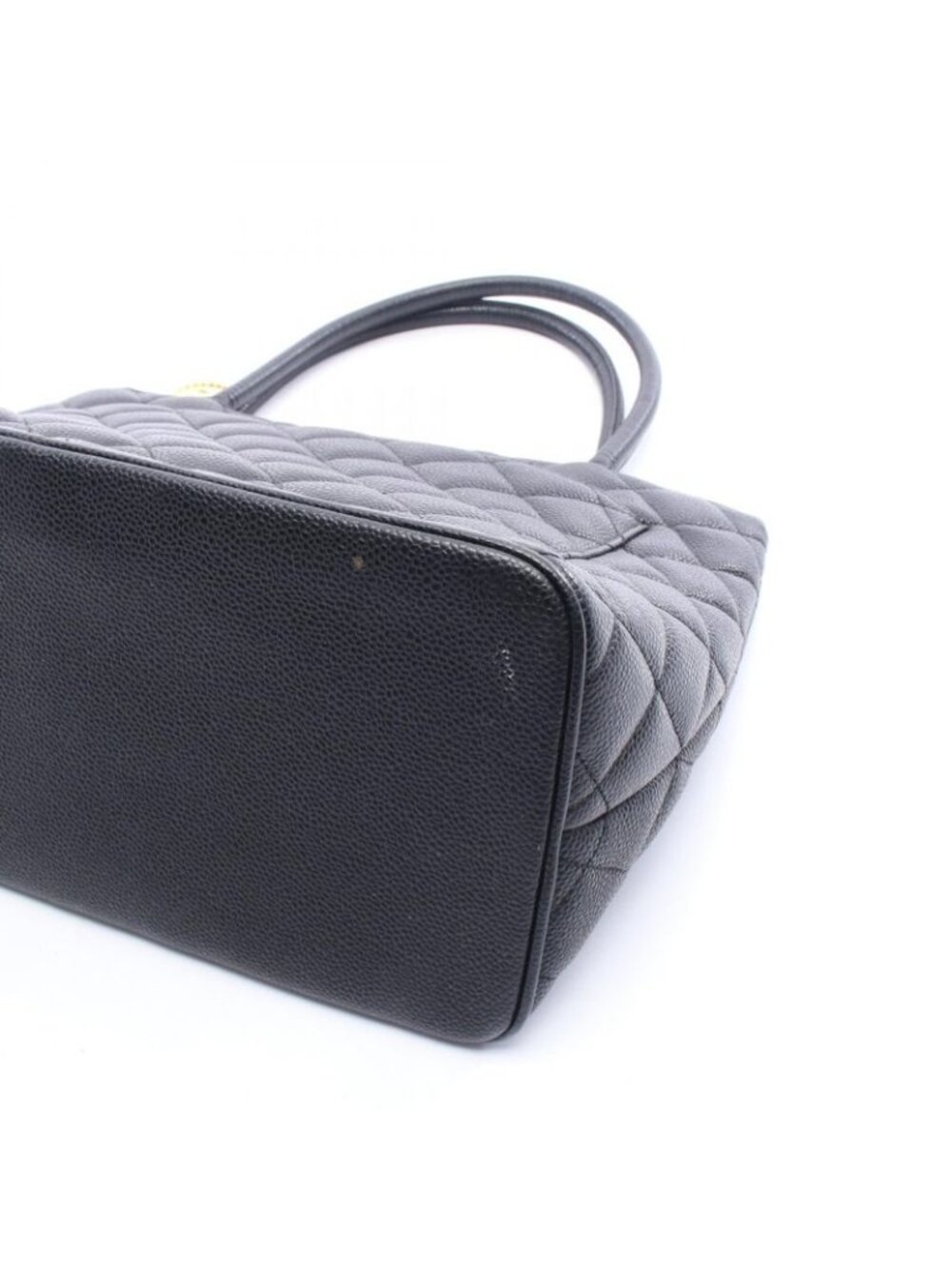 Chanel Tote Medallion Black Caviar Leather - Picture 7 of 9